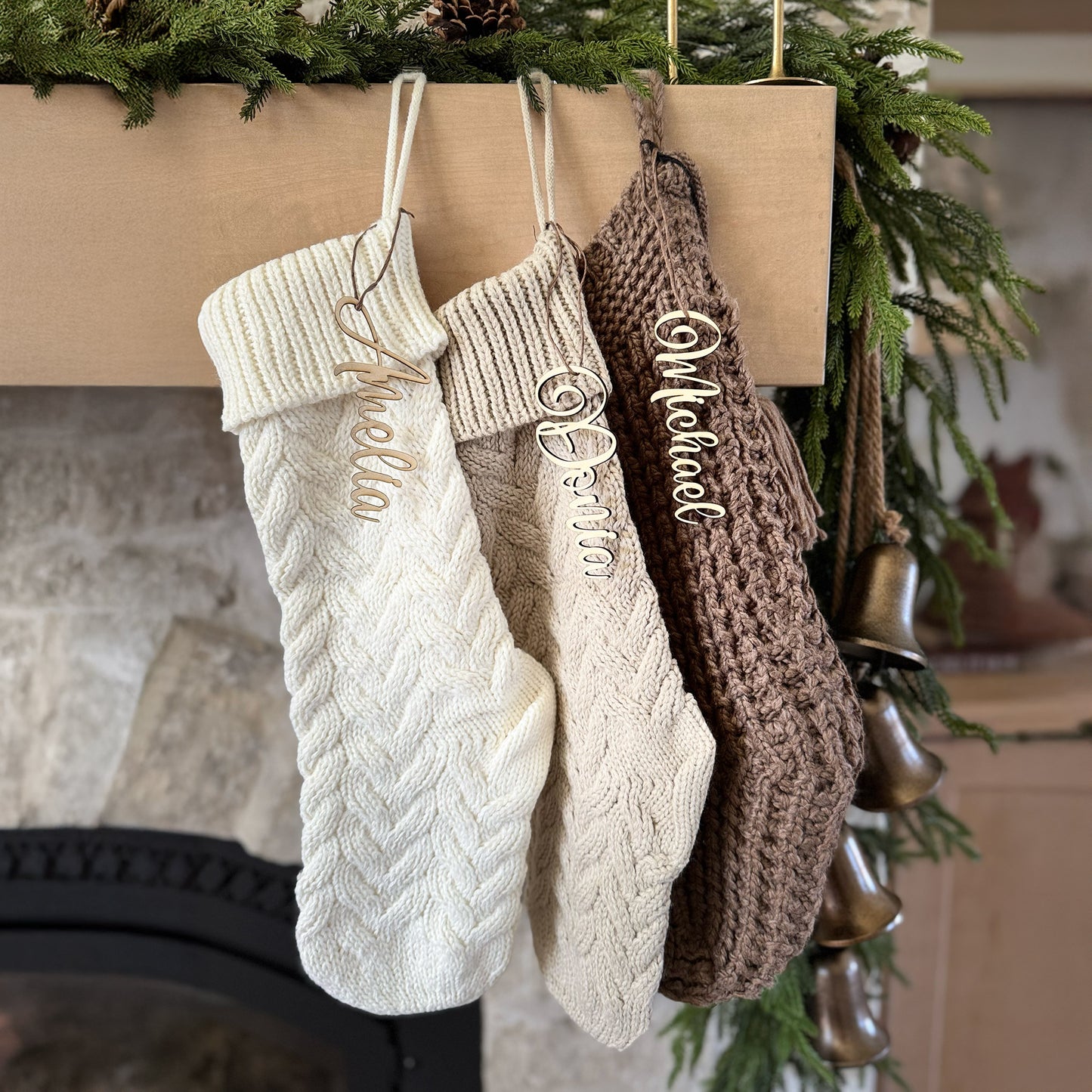 Personalized Christmas Stocking Tags