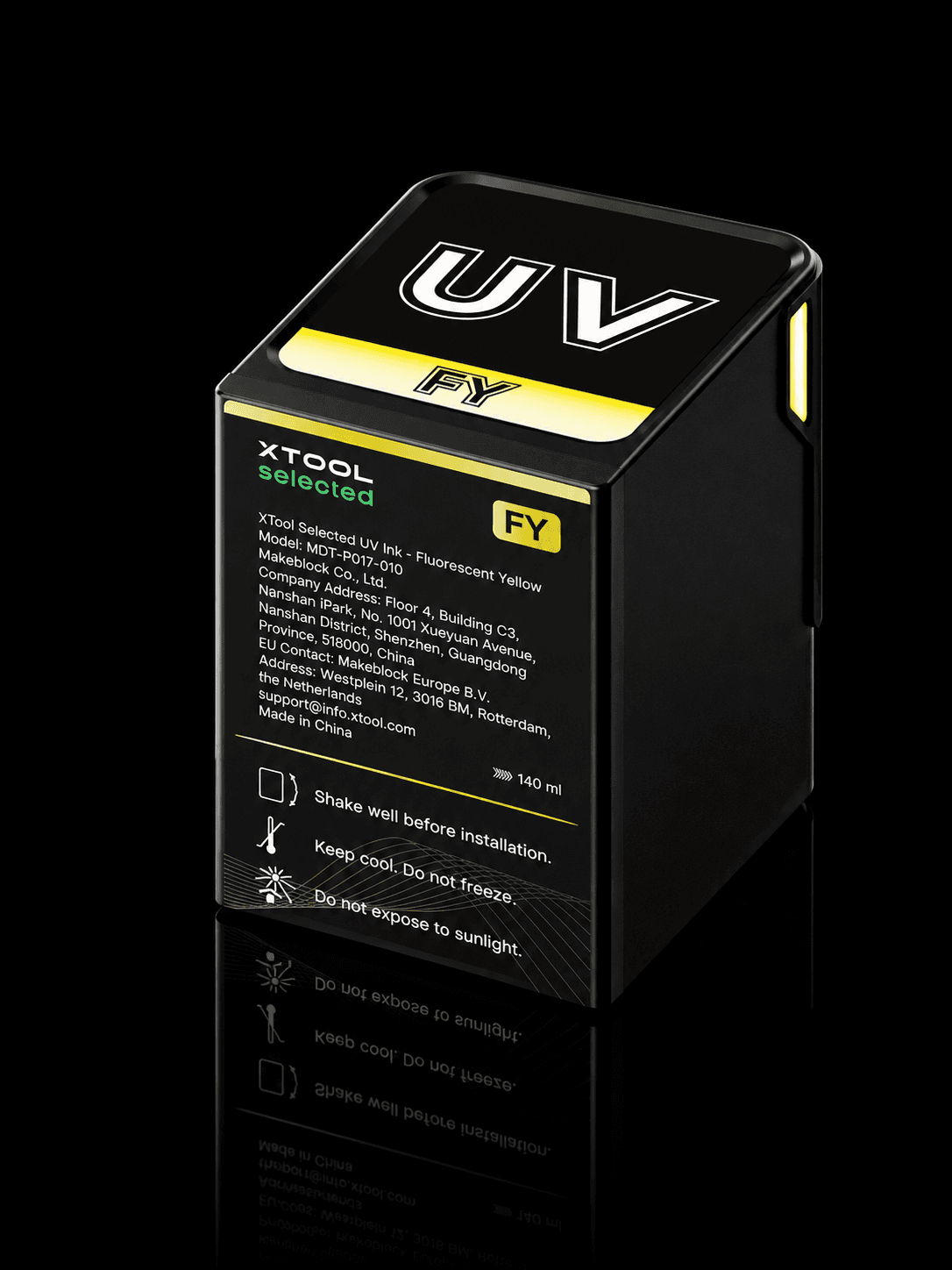 xTool Selected UV Ink - Fluorescent Yellow