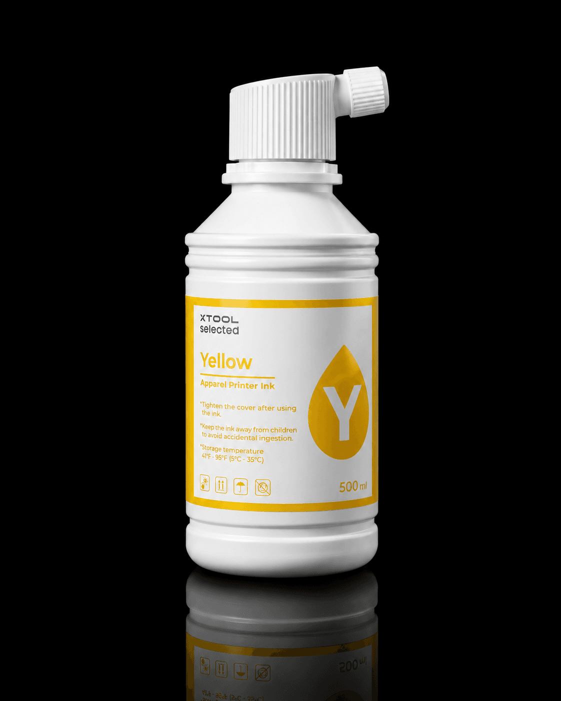 500ml Apparel Printer Ink - Yellow