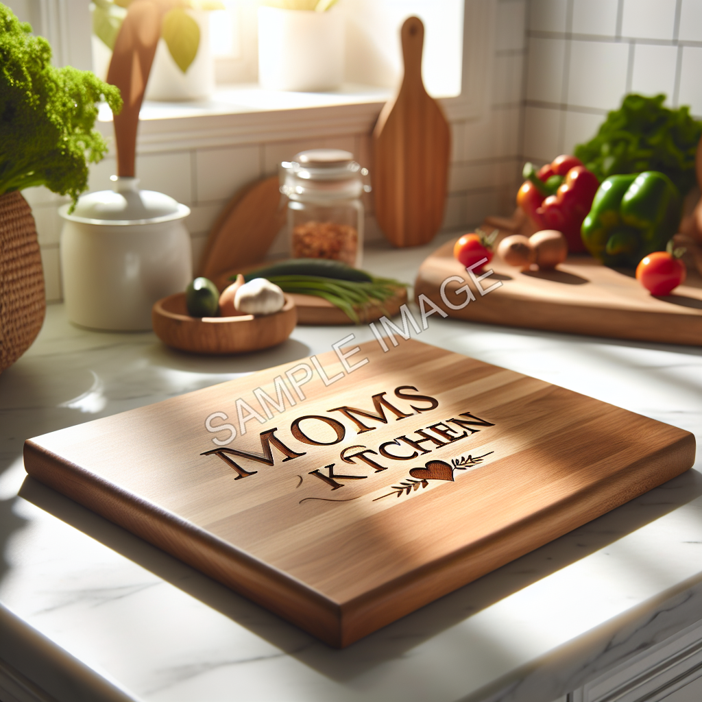 Mom's Kitchen Cutting Board