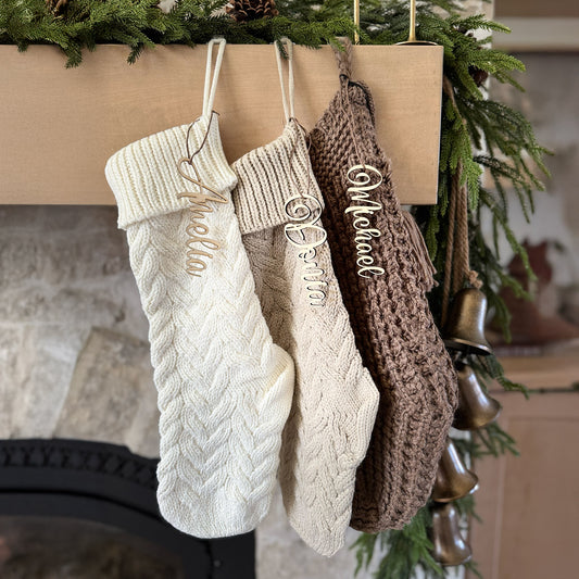 Personalized Christmas Stocking Tags